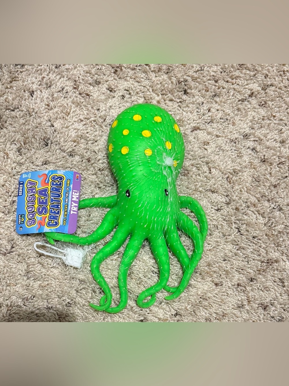 Green Octopus Squishy